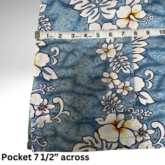 Hawaiian Togs Medical Scrub Pullover Floral Print Top Size 2X - Picture 12 of 16